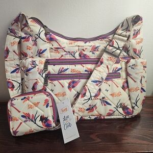 NWOT Lug Camper & Matching NWT Splits Wallet